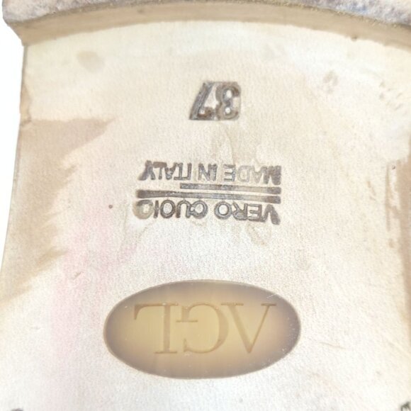 AGL Attilio Giusti Leombruni Stud Trim Penny Loafer Mule Pale Pink, Women's 6 - Picture 10 of 11